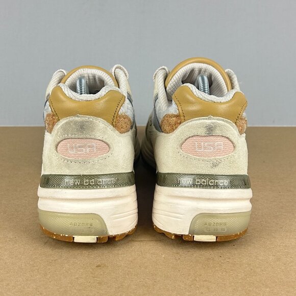 New Balance 992 Raw Silk Cork Athletic Shoes Womens 8 Cream Beige Low Top - Picture 4 of 10
